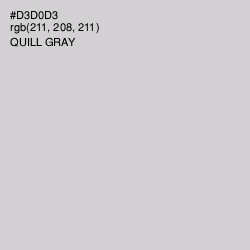 #D3D0D3 - Quill Gray Color Image